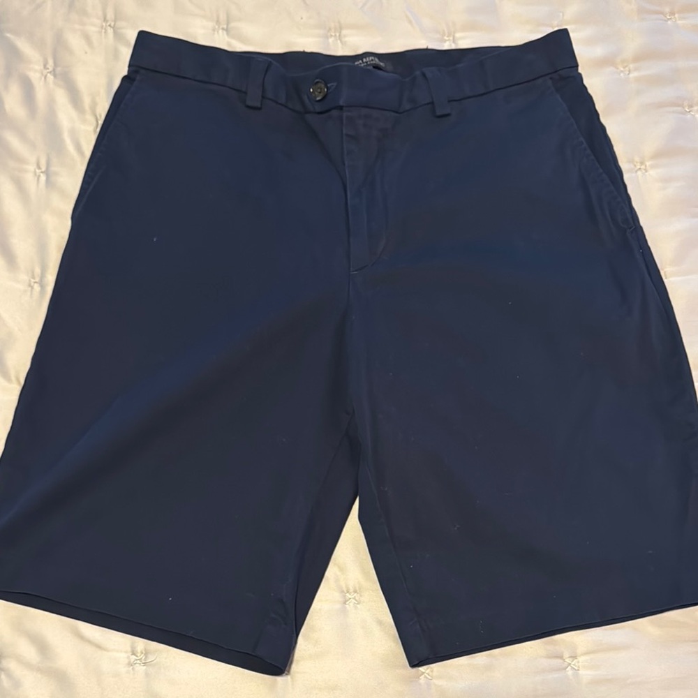 Banana Republic Blue Flat Front Chino Shorts